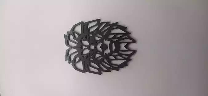 Wall Decal Lyon 3D print model