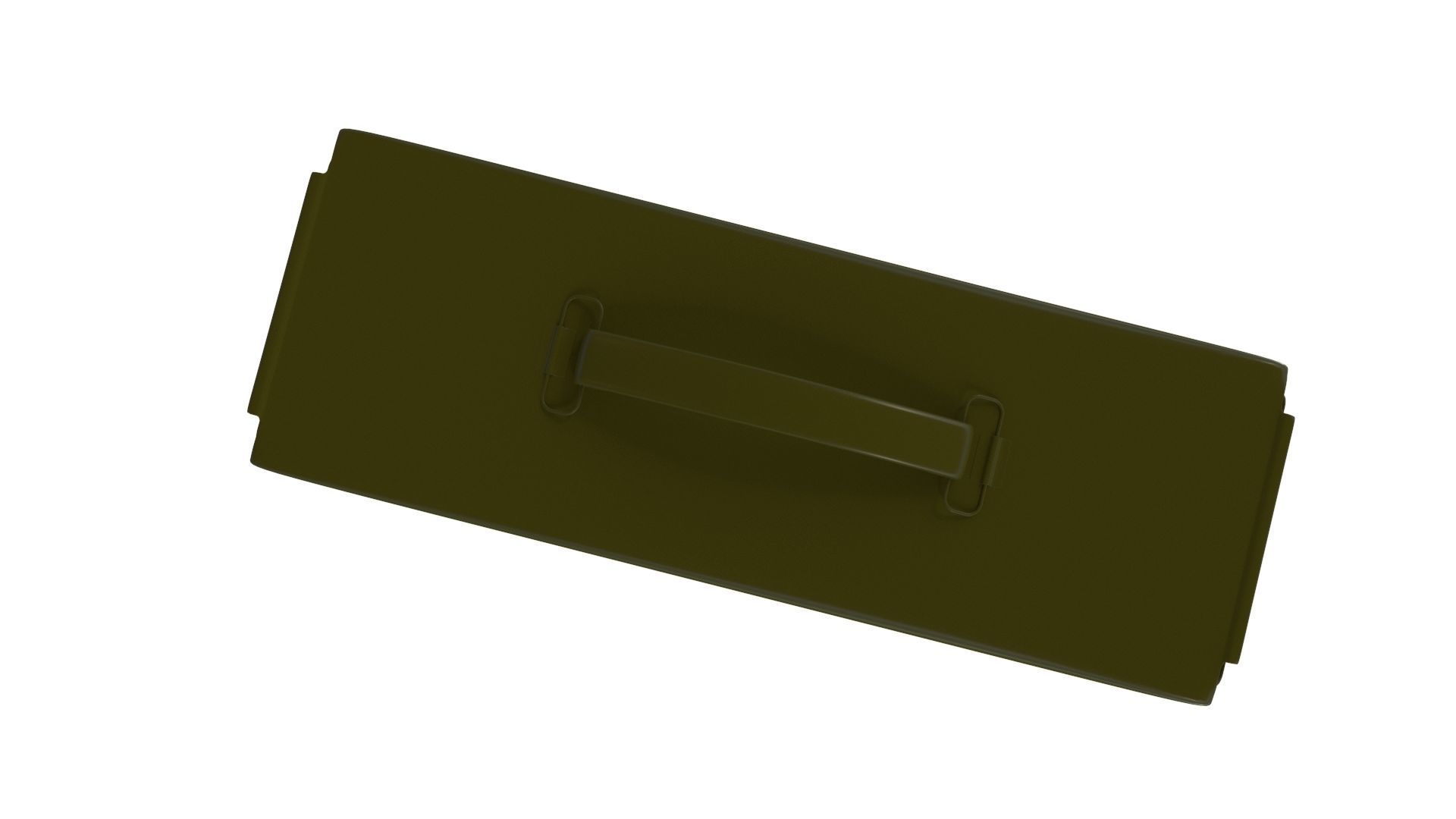 Ammo Metal Box with bullets 3D model_5