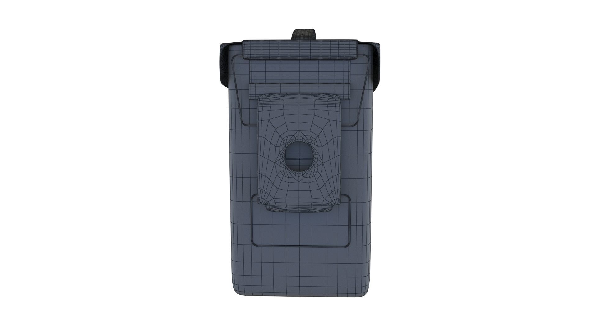 Ammo Metal Box with bullets 3D model_19