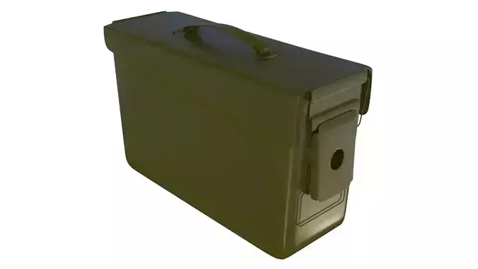 Ammo Metal Box with bullets