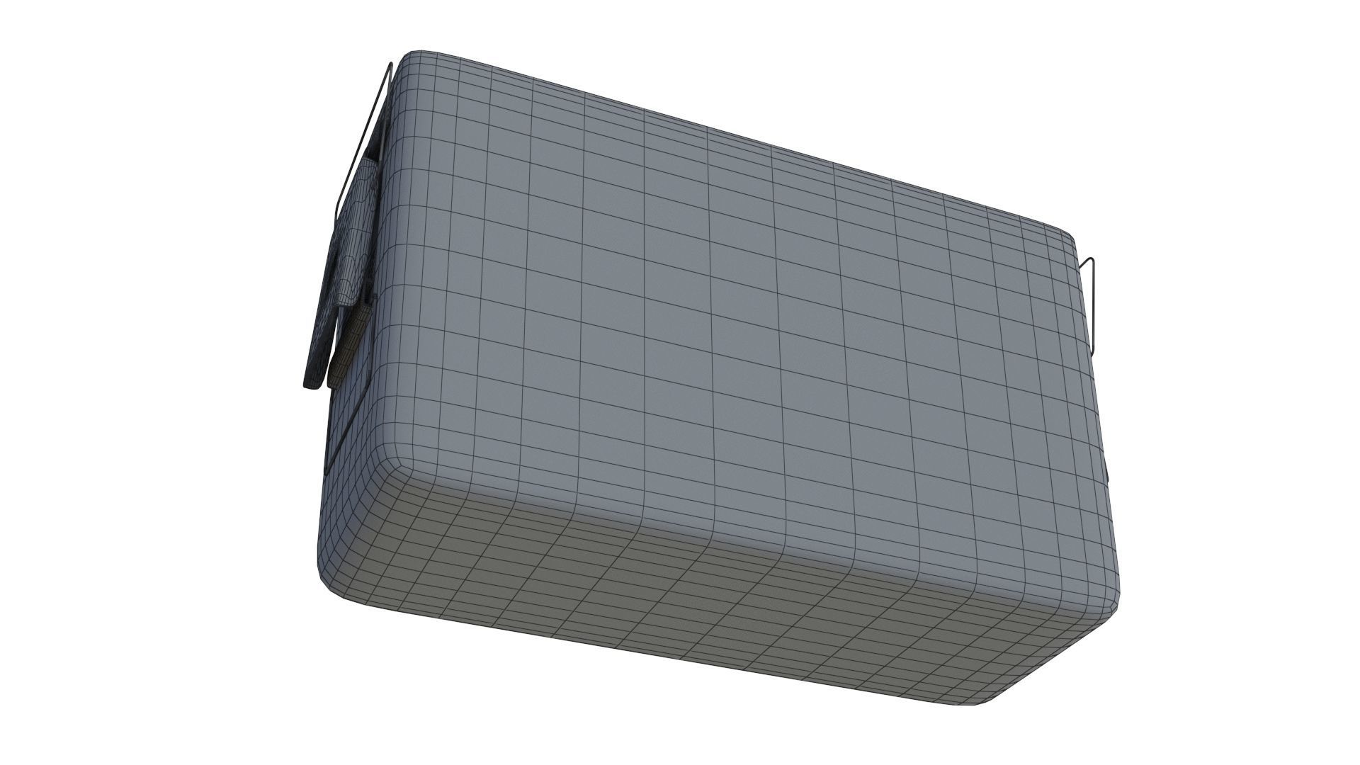 Ammo Metal Box with bullets 3D model_31