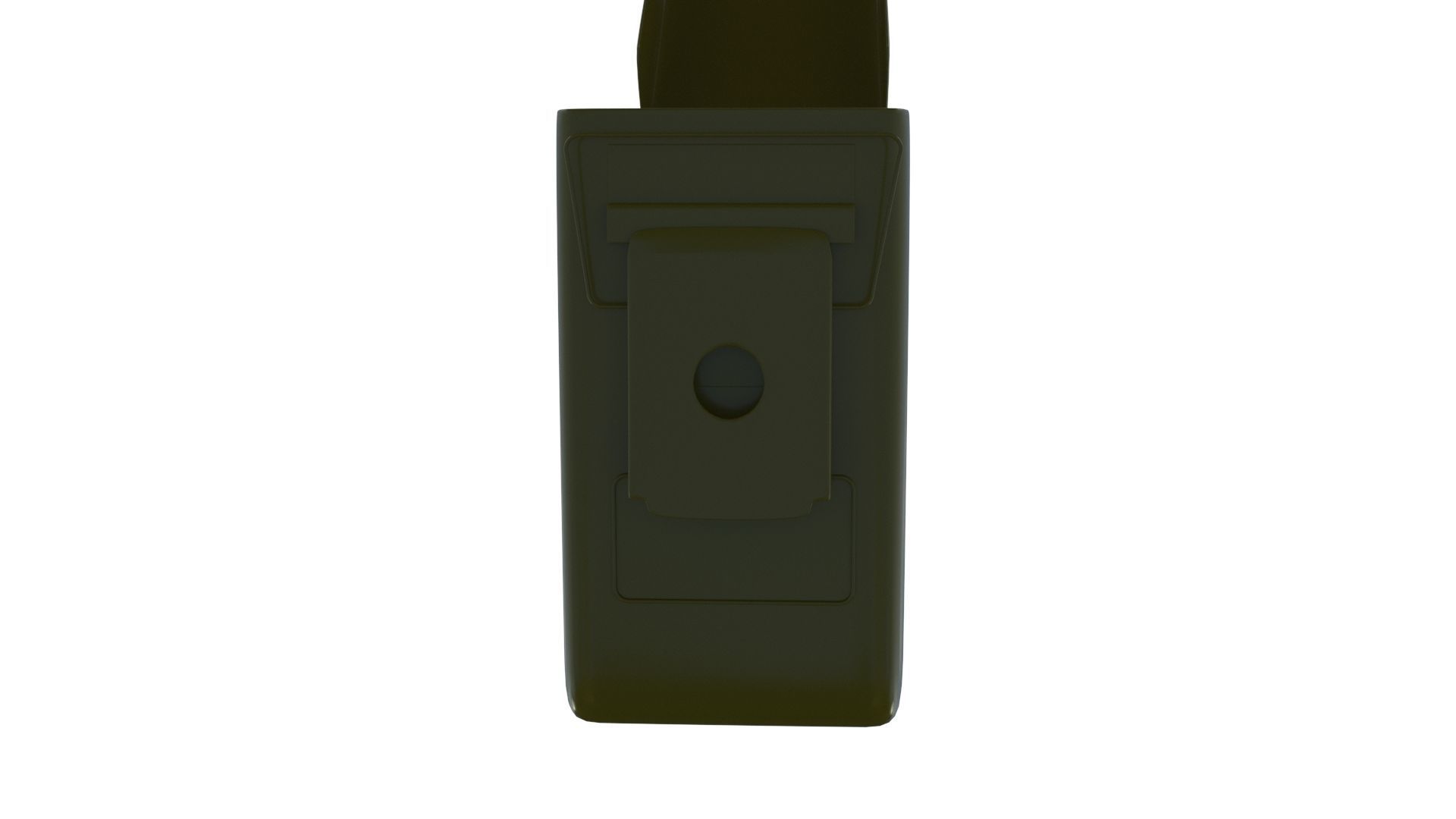 Ammo Metal Box with bullets 3D model_11