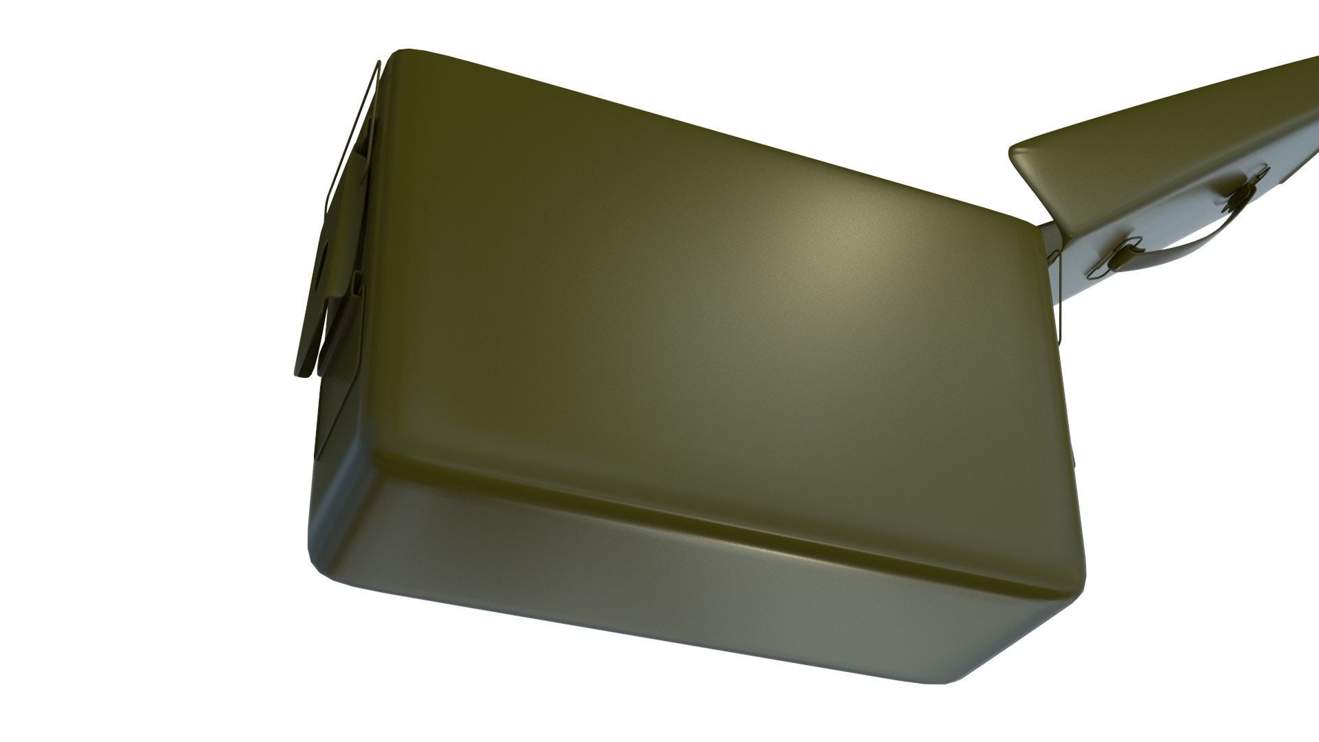 Ammo Metal Box with bullets 3D model_15