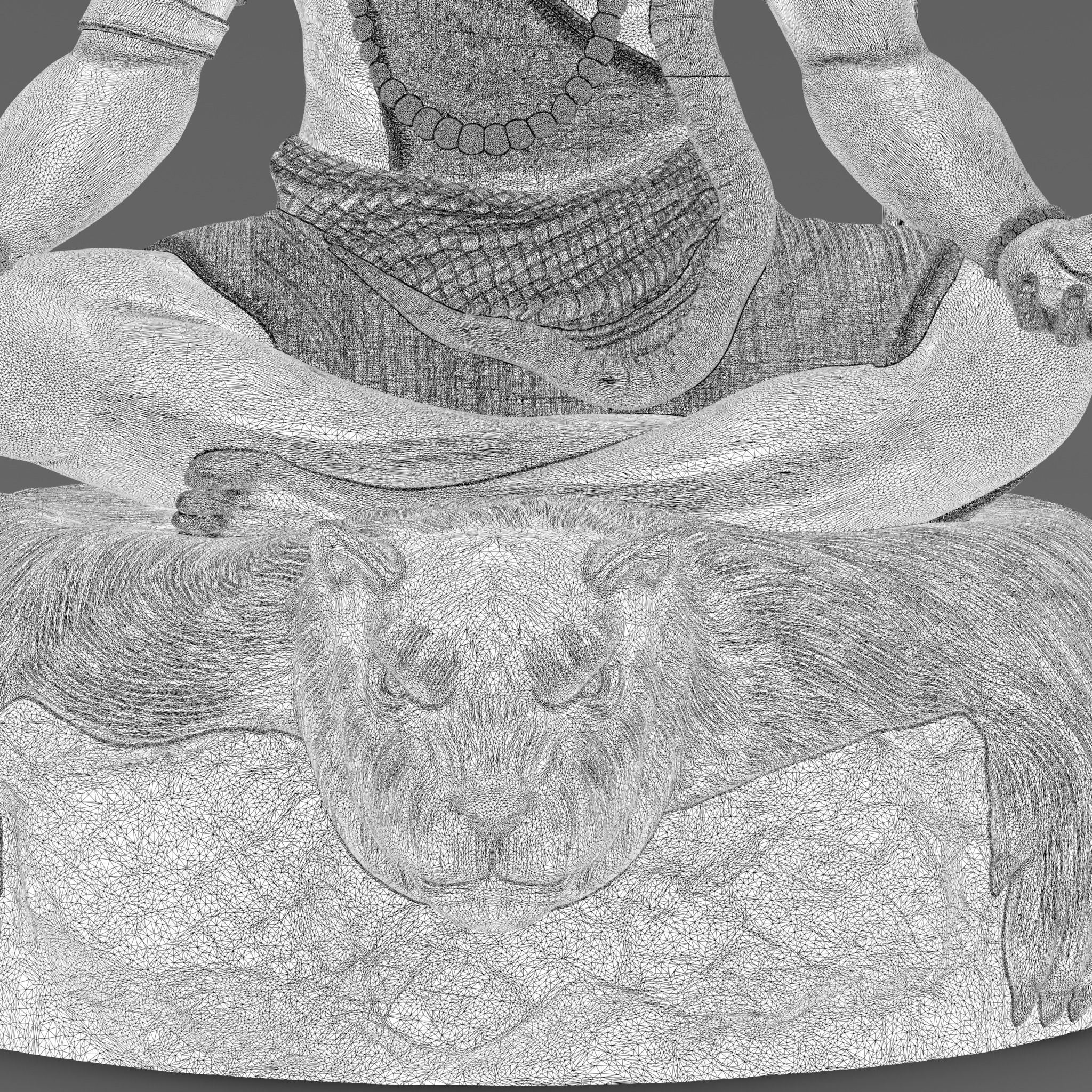 Shiva lord in poses 3D print model_8