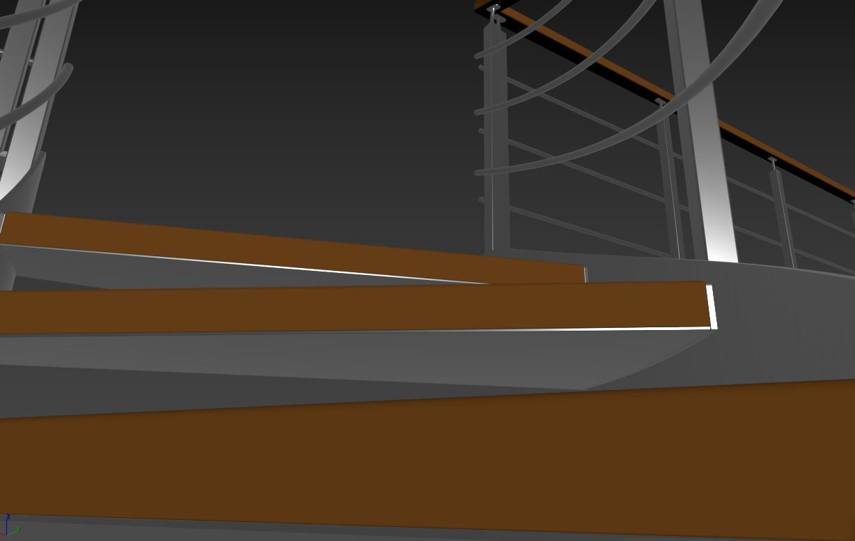 Spiral stairs 3D model_32