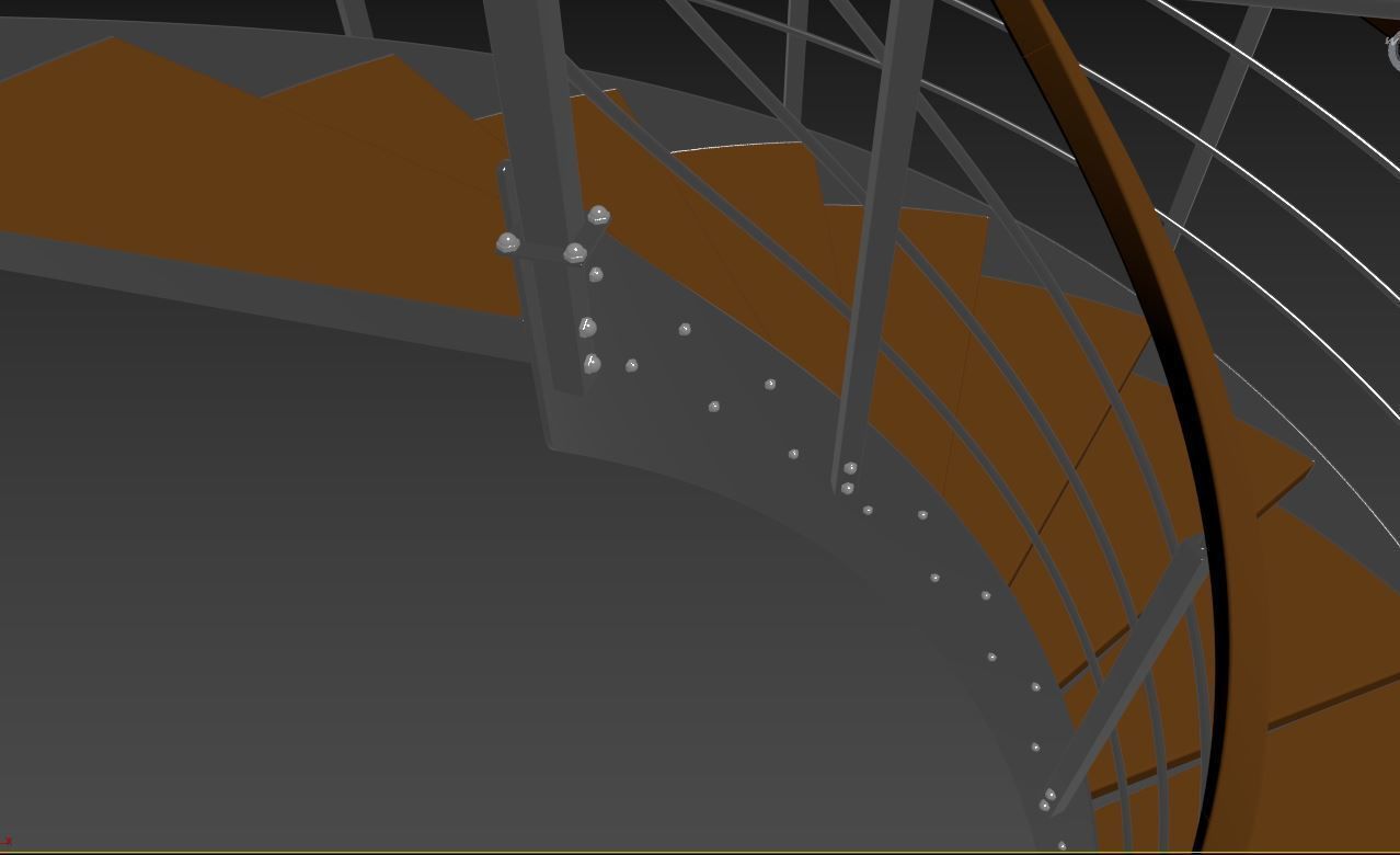 Spiral stairs 3D model_22