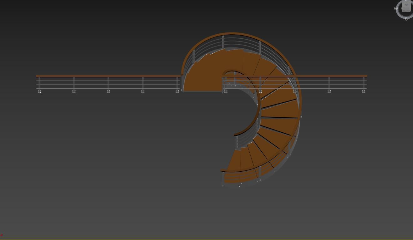 Spiral stairs 3D model_20