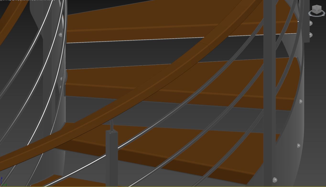 Spiral stairs 3D model_18