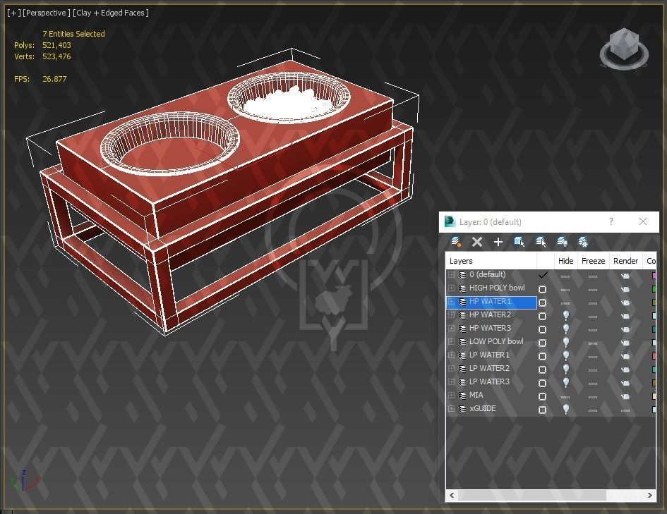 PET BOWL WET FOOD WATER 3D Model Collection_71