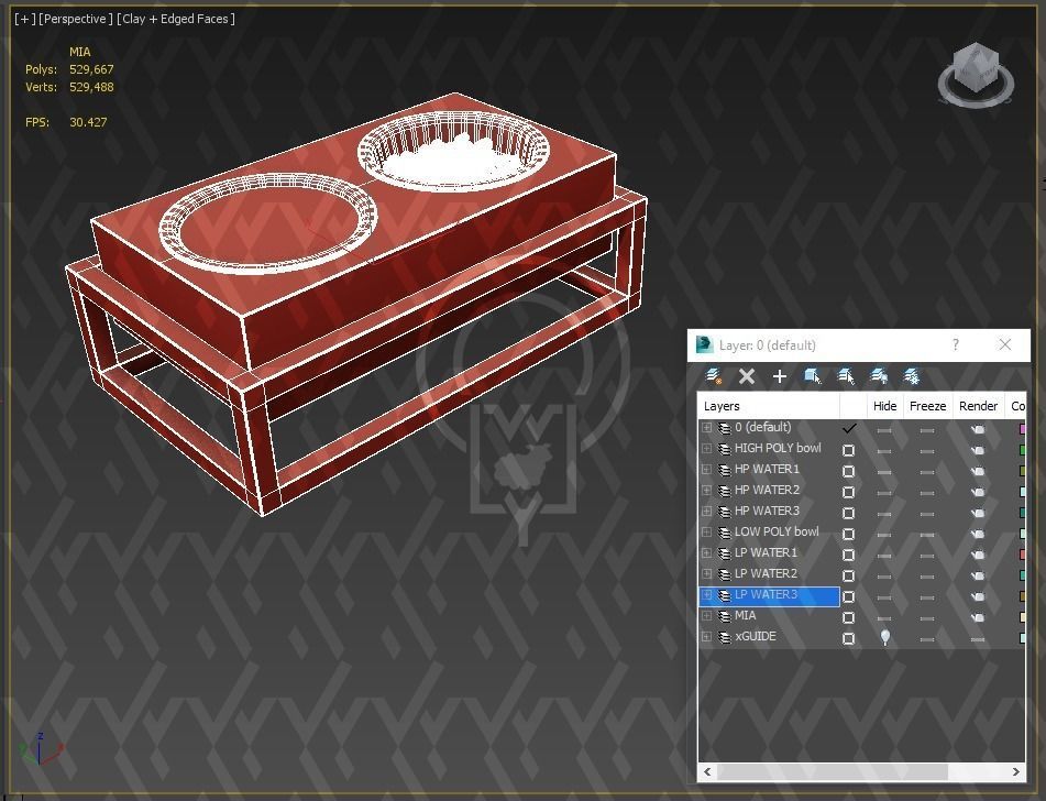 PET BOWL WET FOOD WATER 3D Model Collection_72