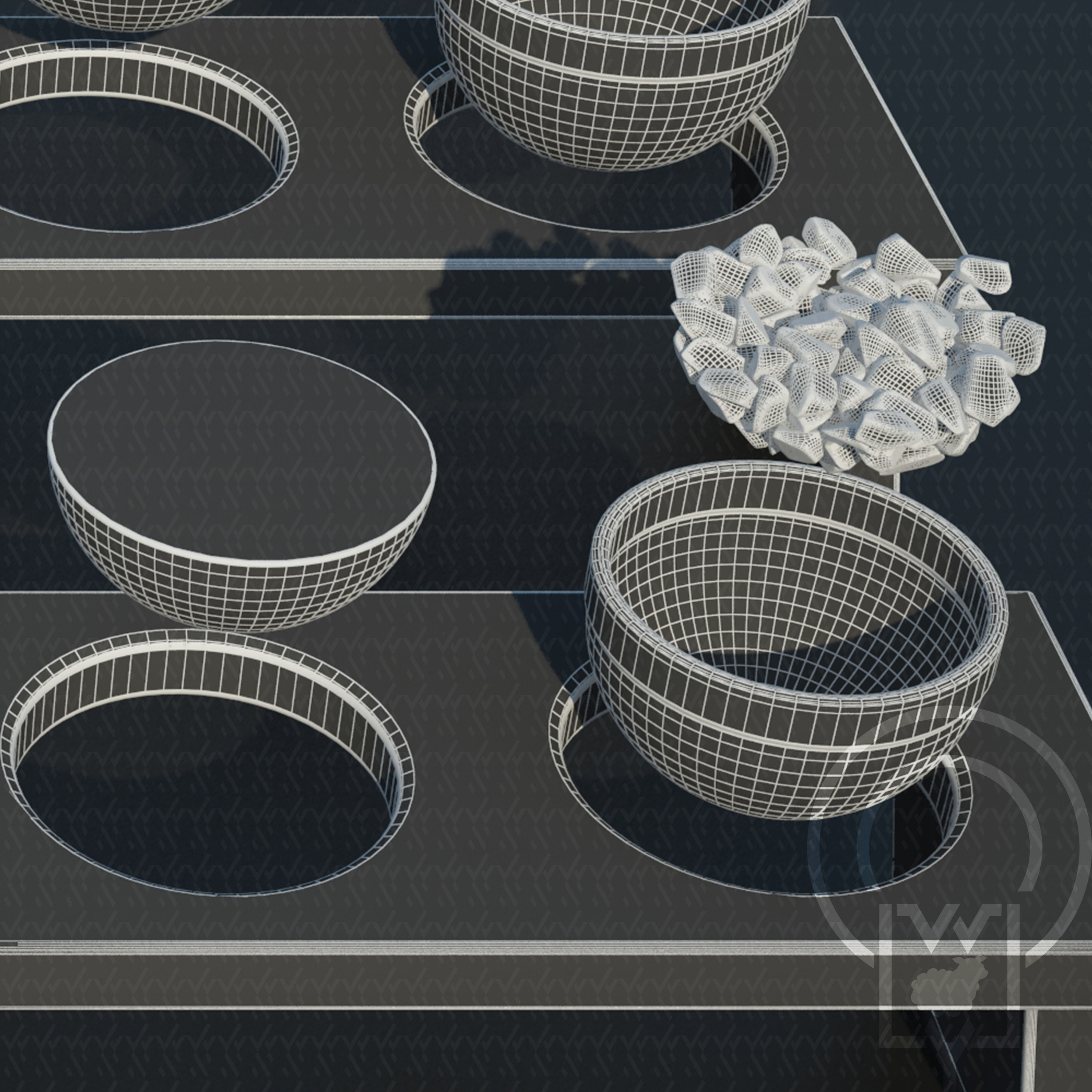 PET BOWL WET FOOD WATER 3D Model Collection_43