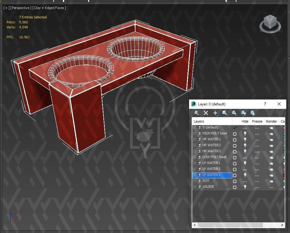 PET BOWL WET FOOD WATER 3D Model Collection_80