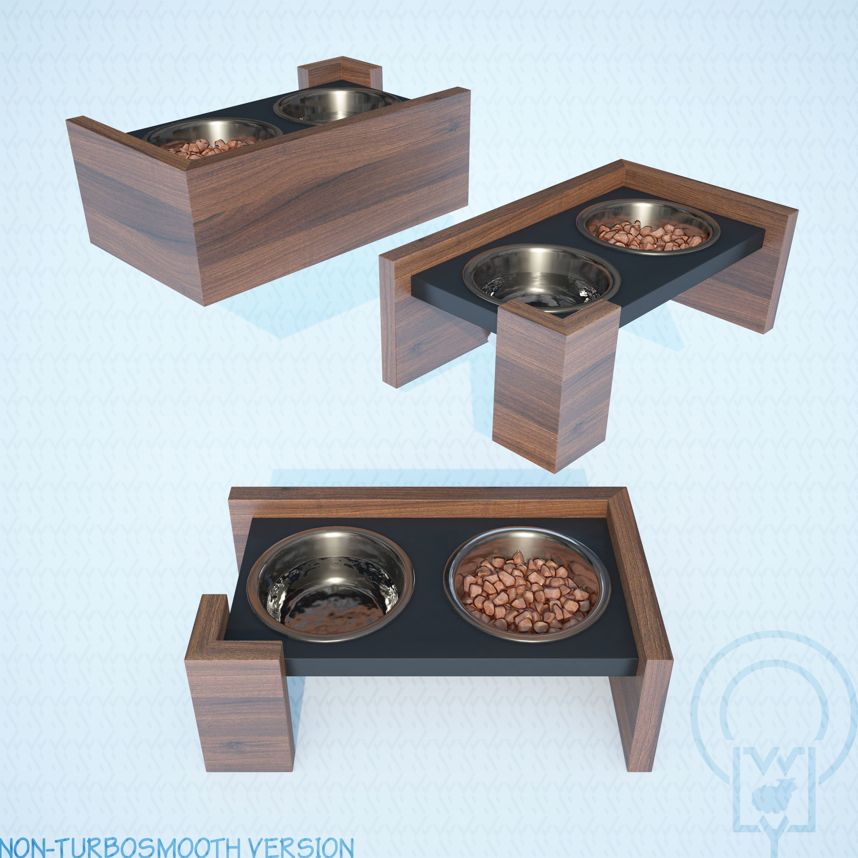 PET BOWL WET FOOD WATER 3D Model Collection_26