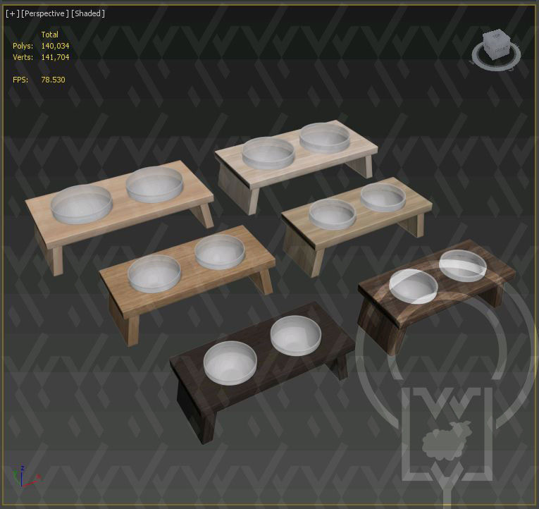 PET BOWL WET FOOD WATER 3D Model Collection_58