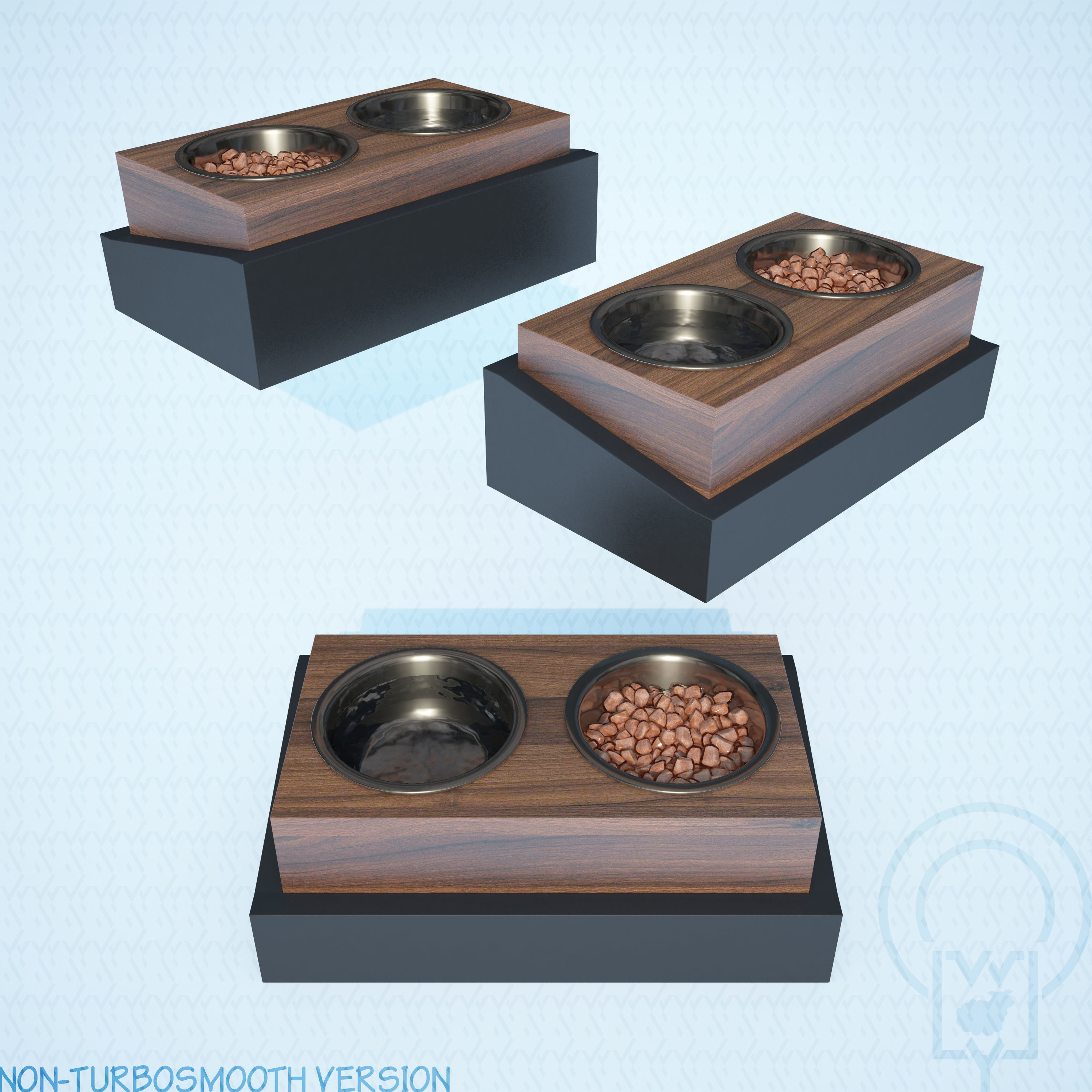 PET BOWL WET FOOD WATER 3D Model Collection_23