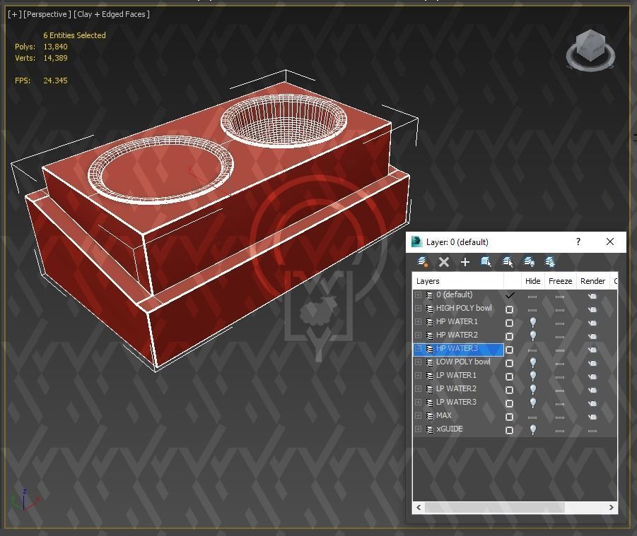 PET BOWL WET FOOD WATER 3D Model Collection_66