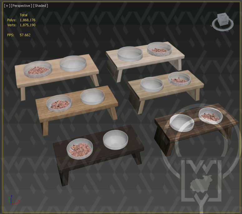 PET BOWL WET FOOD WATER 3D Model Collection_51