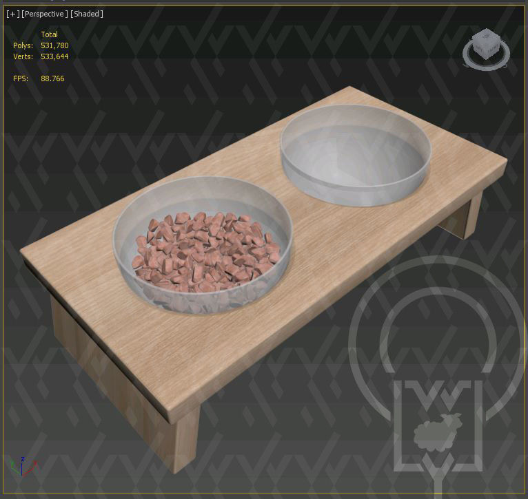 PET BOWL WET FOOD WATER 3D Model Collection_55