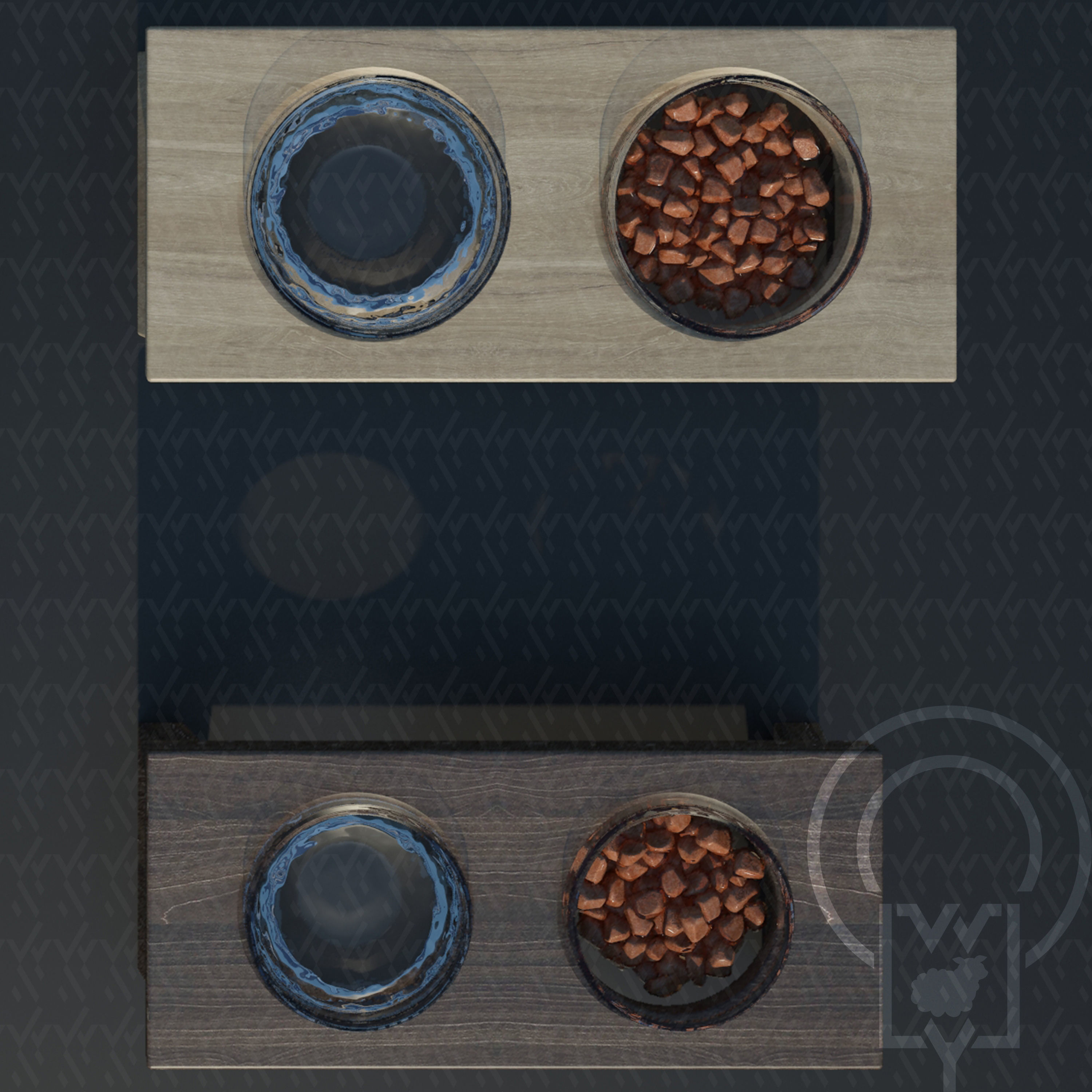 PET BOWL WET FOOD WATER 3D Model Collection_45