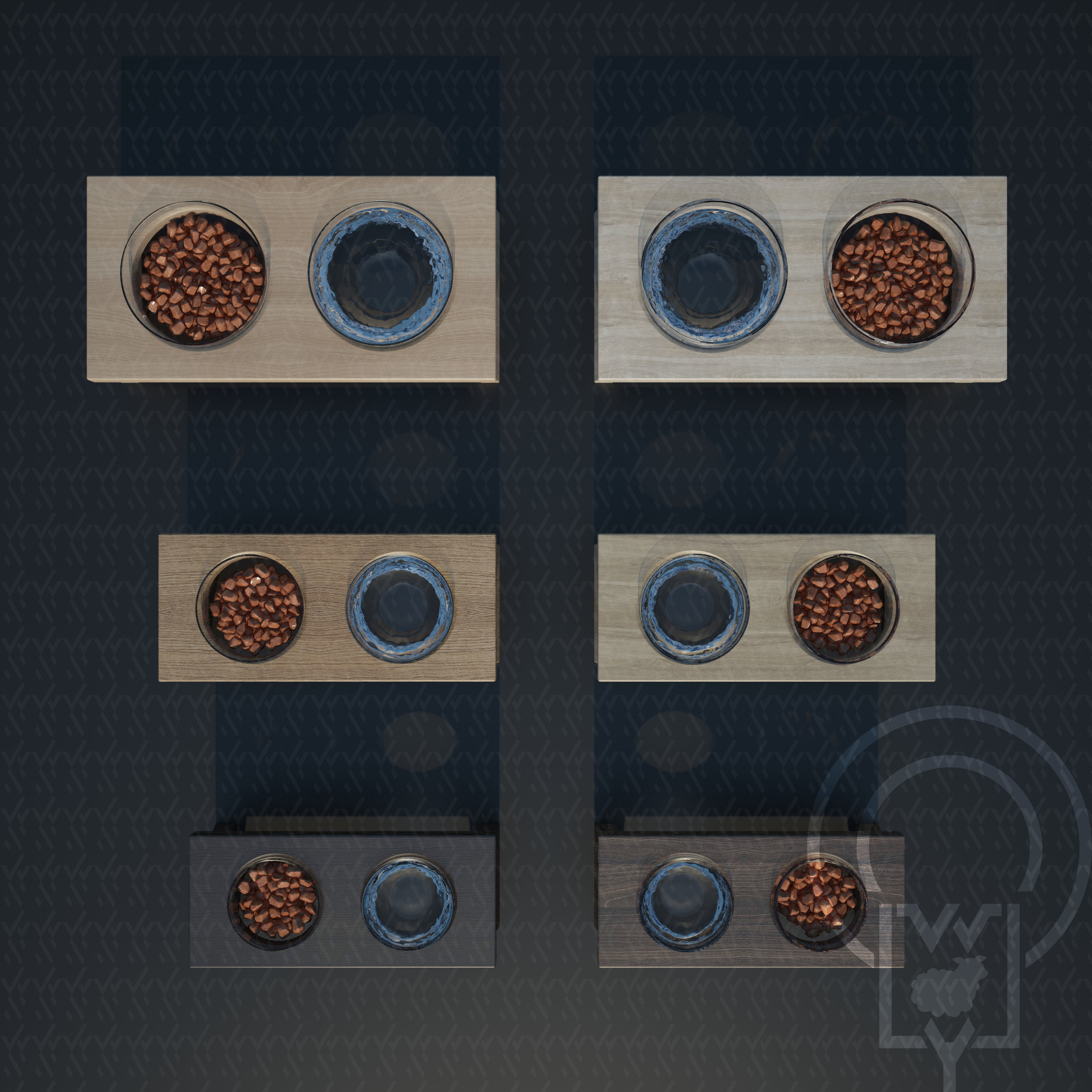 PET BOWL WET FOOD WATER 3D Model Collection_31