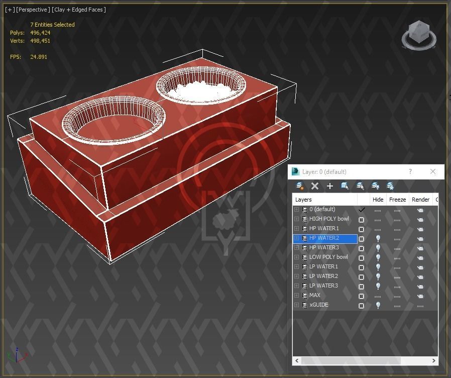 PET BOWL WET FOOD WATER 3D Model Collection_63