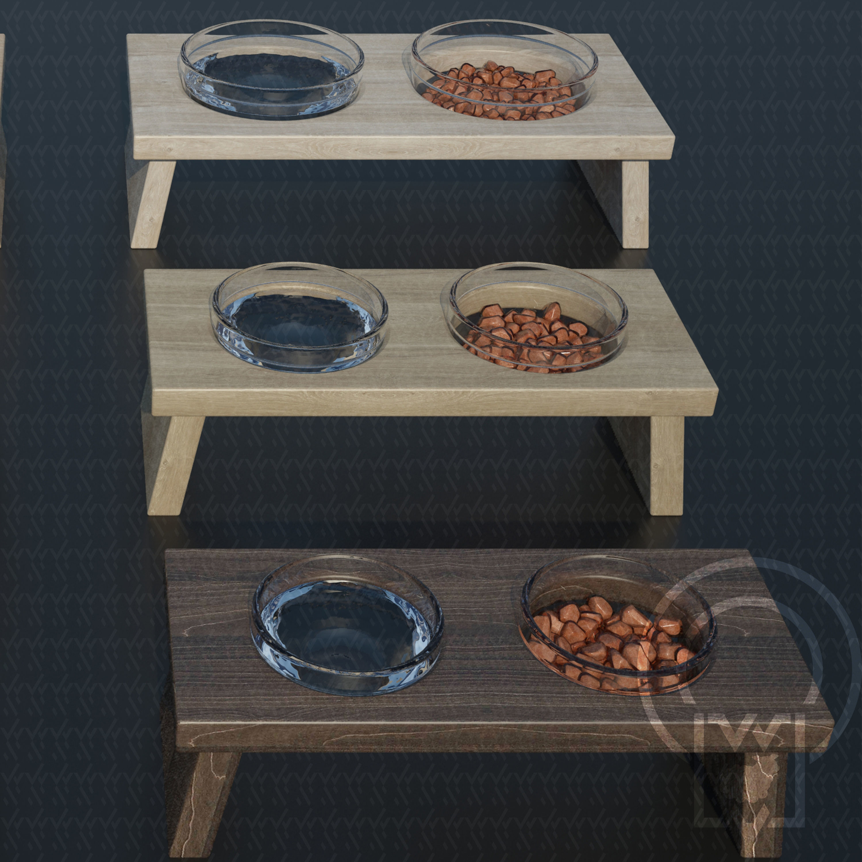 PET BOWL WET FOOD WATER 3D Model Collection_42