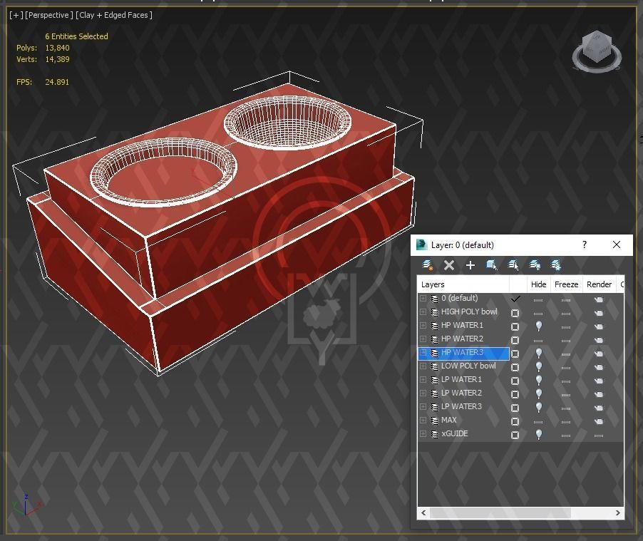 PET BOWL WET FOOD WATER 3D Model Collection_67