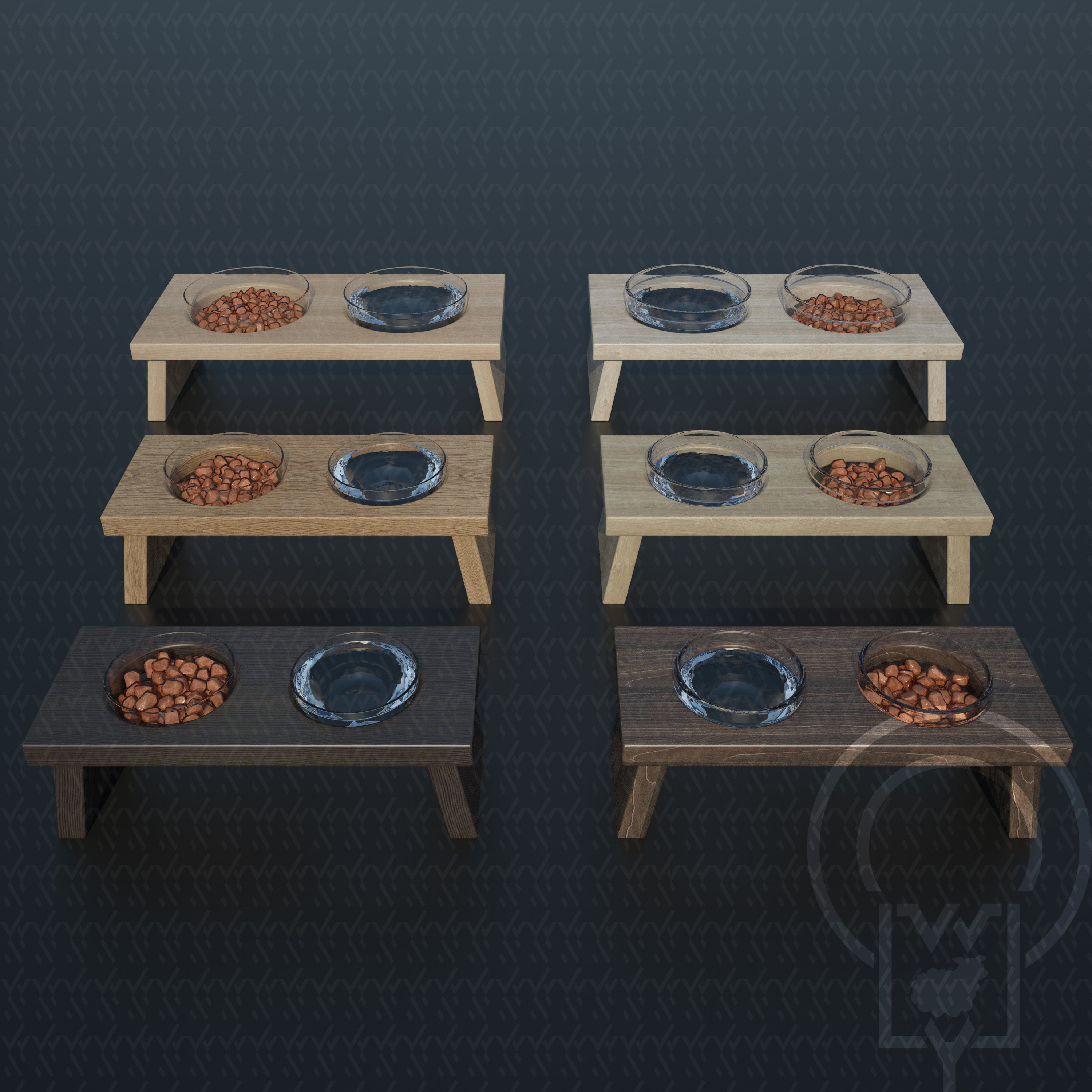 PET BOWL WET FOOD WATER 3D Model Collection_34