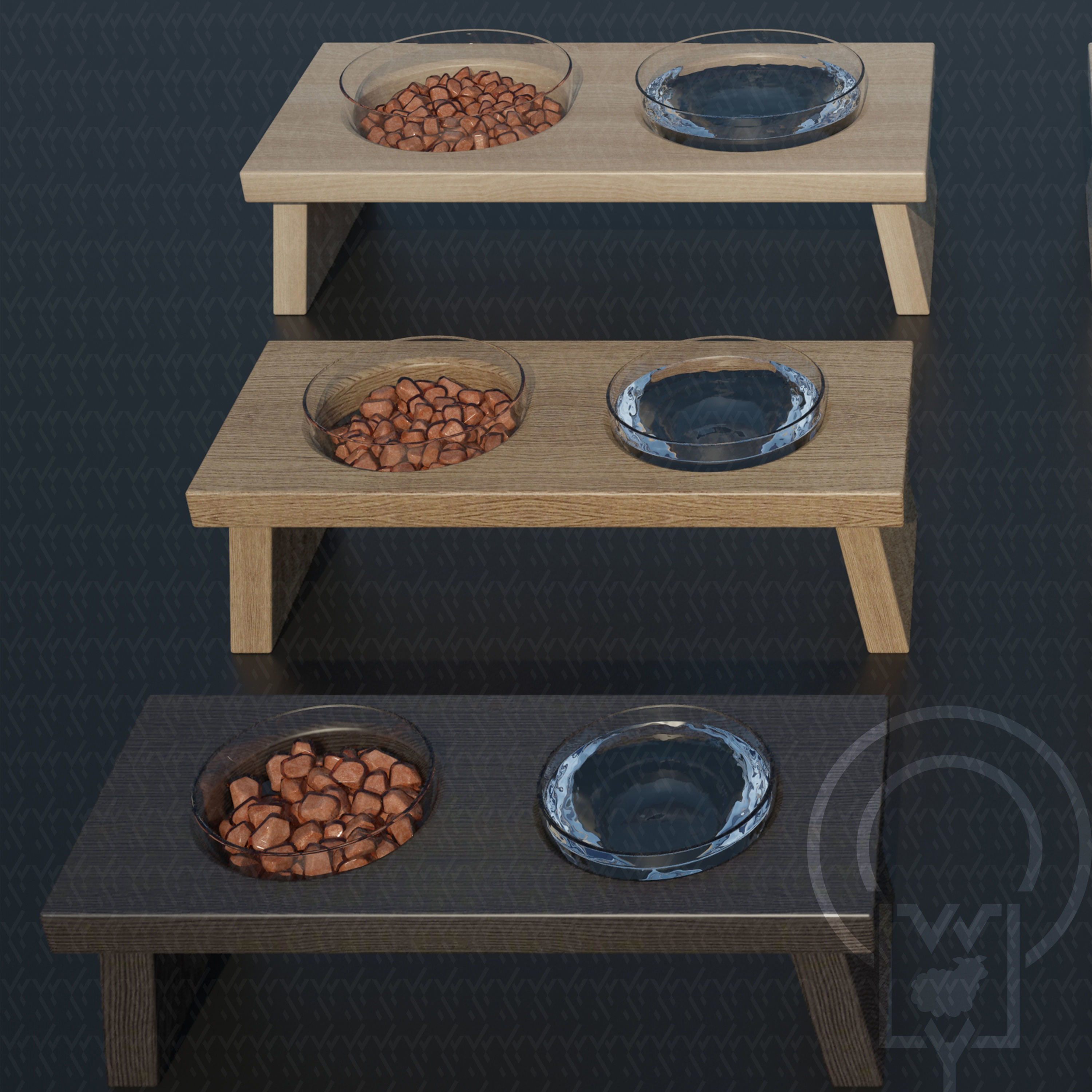 PET BOWL WET FOOD WATER 3D Model Collection_41