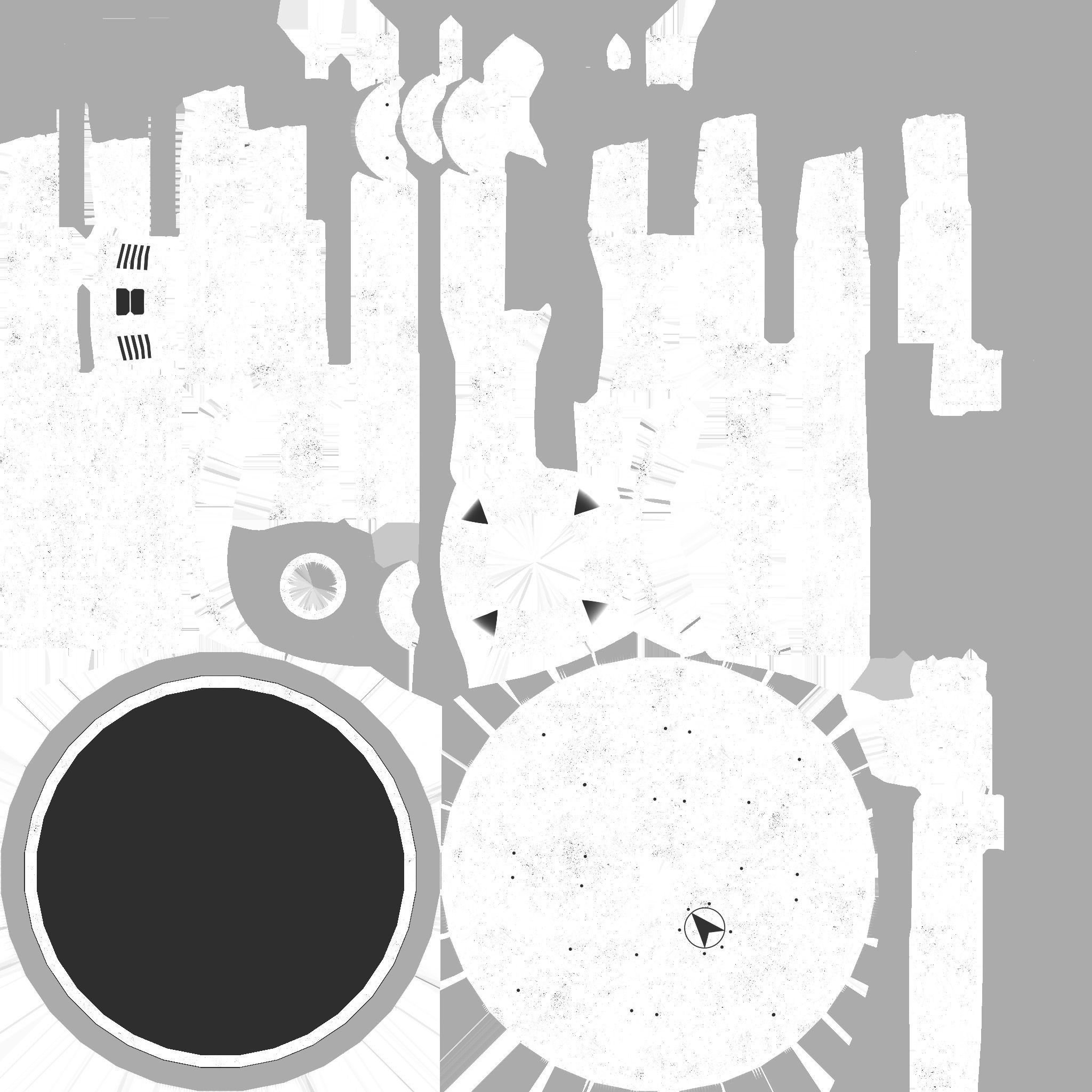 SciFi Facility C09 Dark Metal - Sci Fi Exterior Design Low-poly 3D model_23