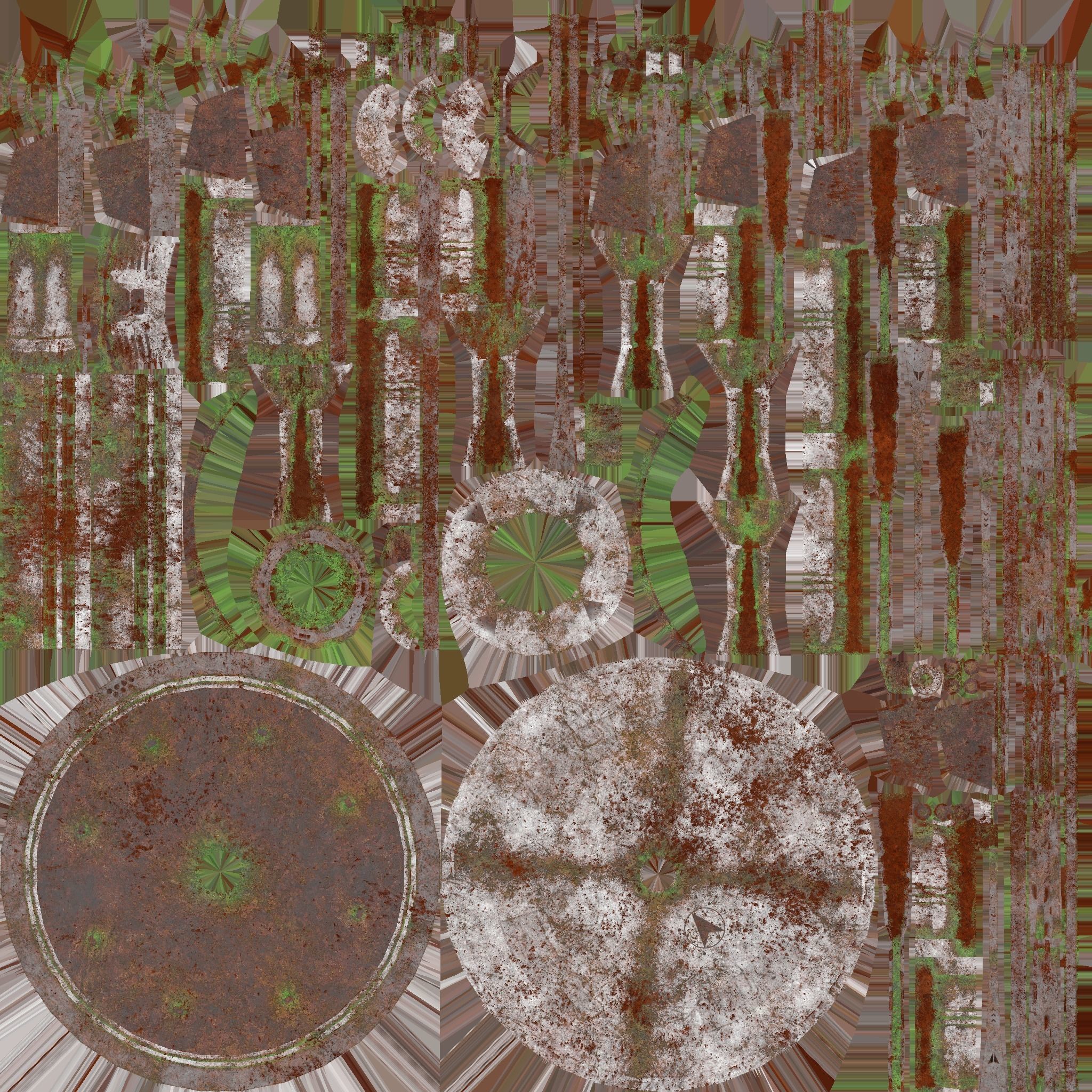 SciFi Facility C10 Abandoned - Sci Fi Exterior Design Low-poly 3D model_20