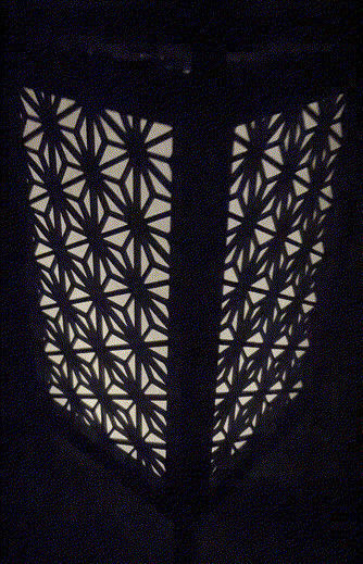 Kumiko Japanese Shoji Lantern - Asanoha 3D print model_3