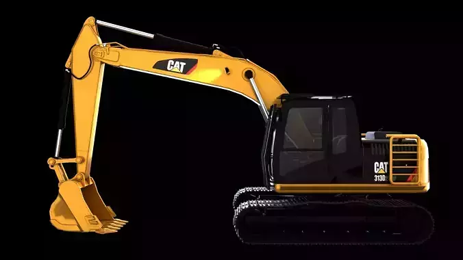 excavator 3D Model
