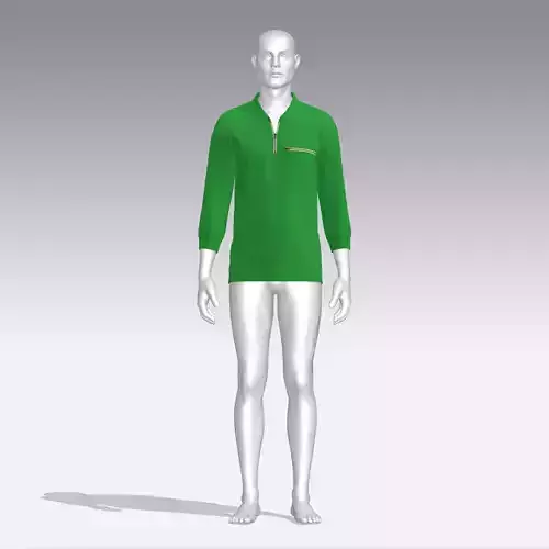 Sweater mannequin wearing long sleeve shirt