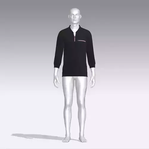 Sweater mannequin wearing shirt