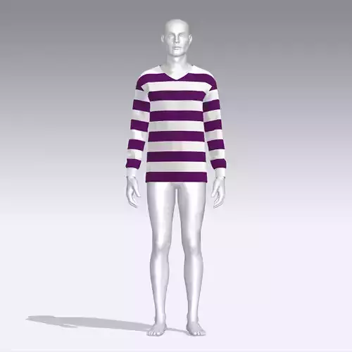 Sweater striped dress