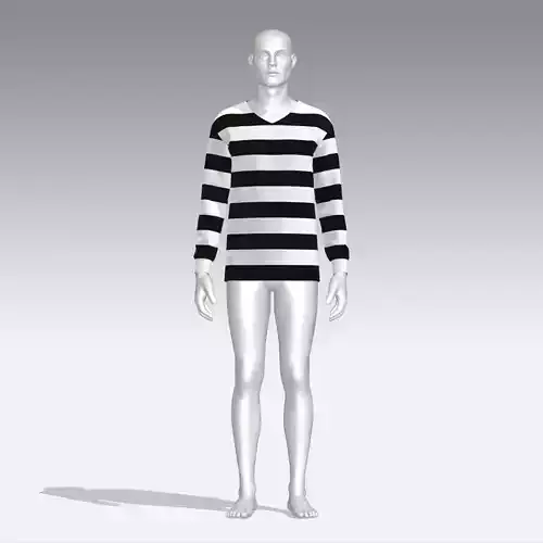 Sweater mannequin stripes