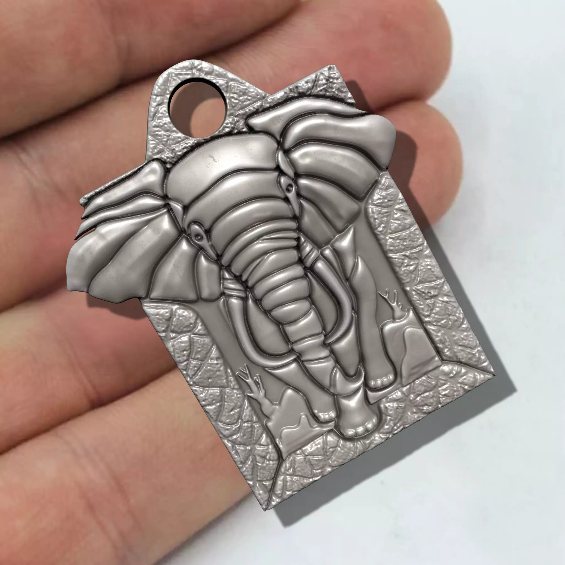  Elephant Pendant M03 3D print model_0