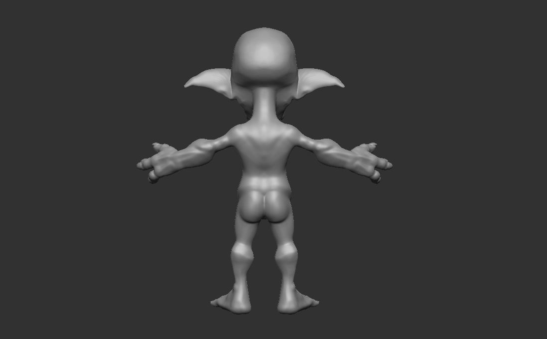 Goblin Base 3D model_4