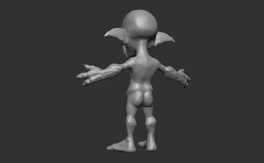 Goblin Base 3D model_2