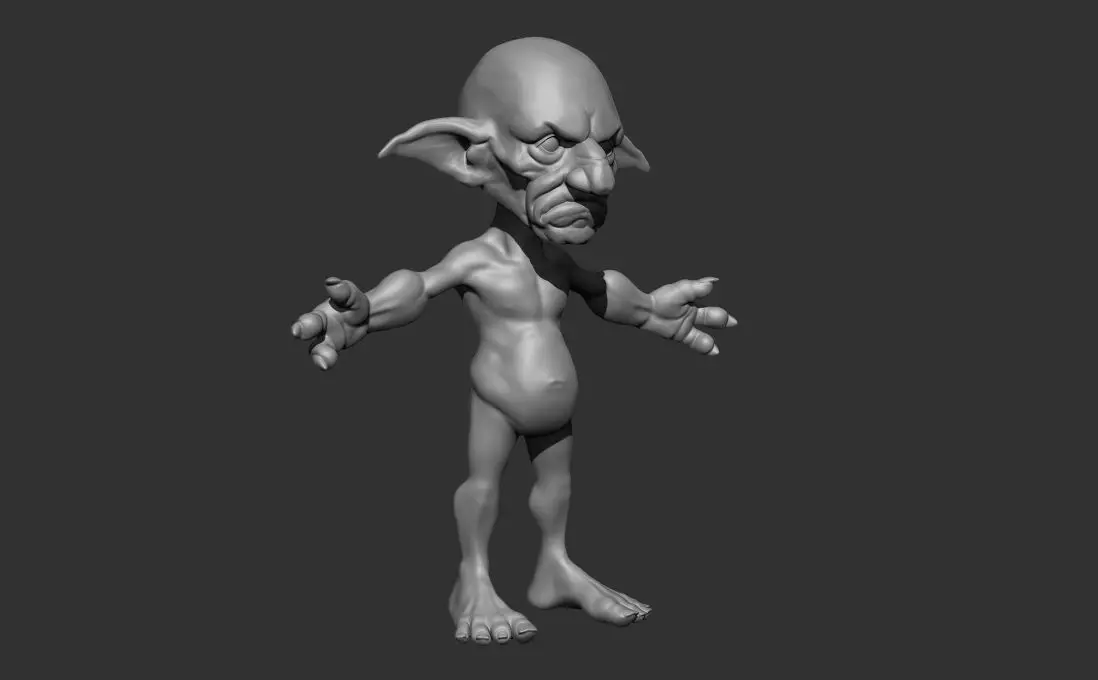 Goblin Base 3D model_0