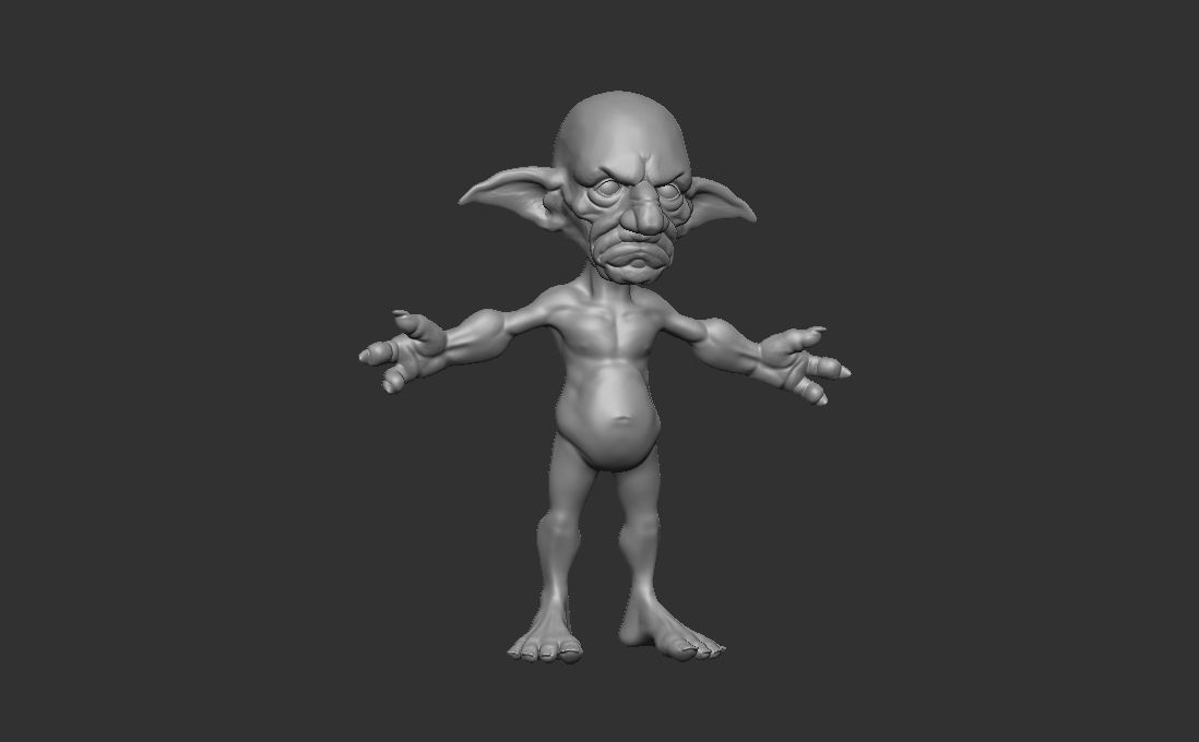 Goblin Base 3D model_14