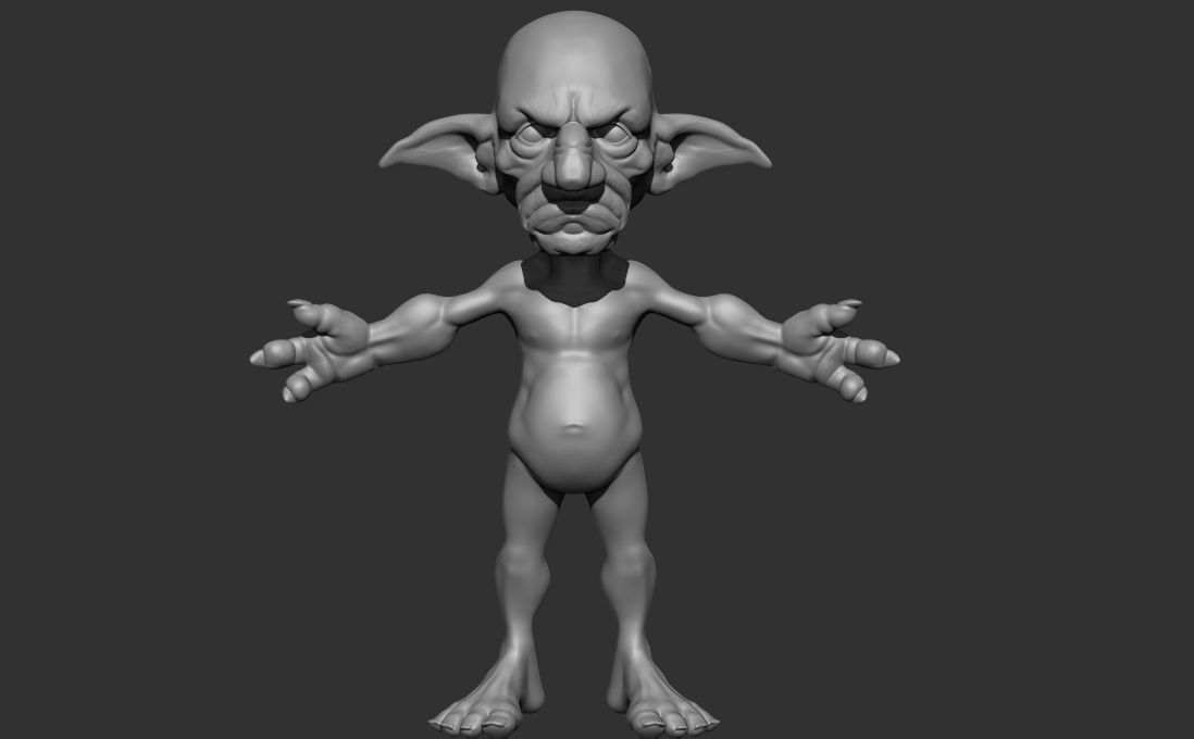 Goblin Base 3D model_12