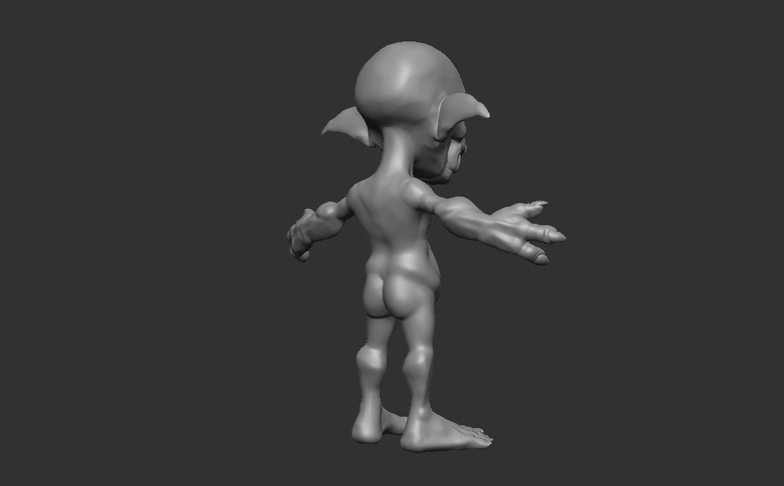 Goblin Base 3D model_6