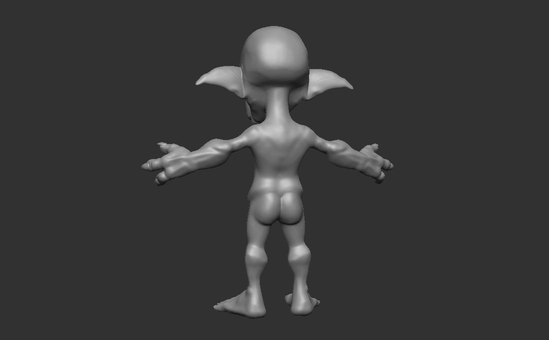 Goblin Base 3D model_3