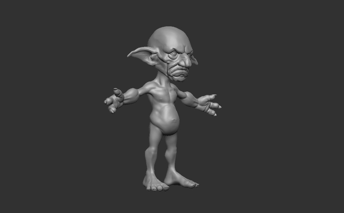 Goblin Base 3D model_11
