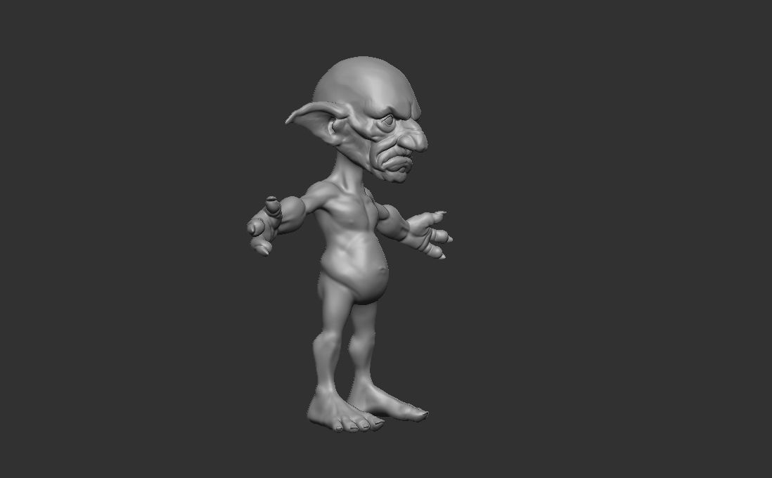 Goblin Base 3D model_10