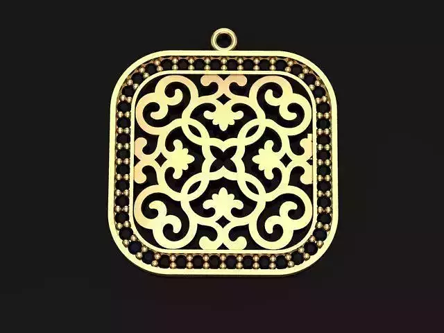 Square Pendant 