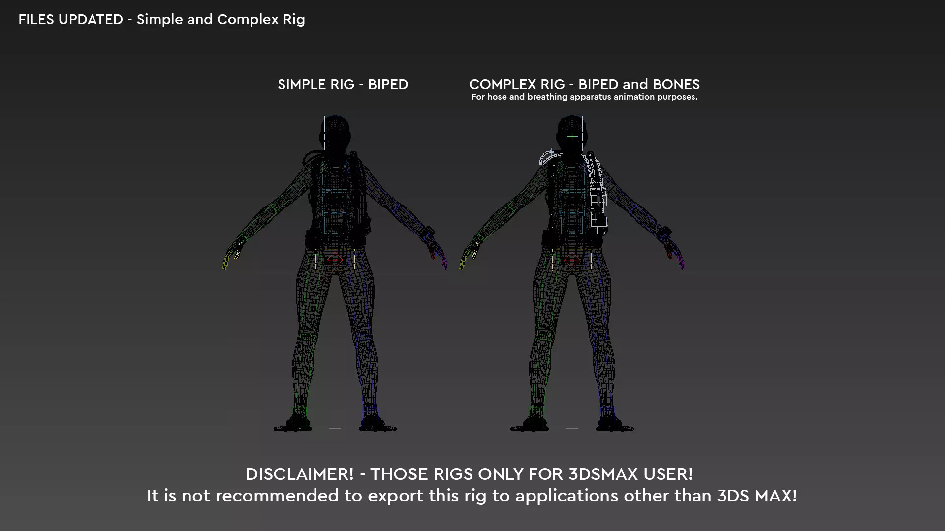 Scuba Diver Female - Diving Suit Low-poly 3D model_20