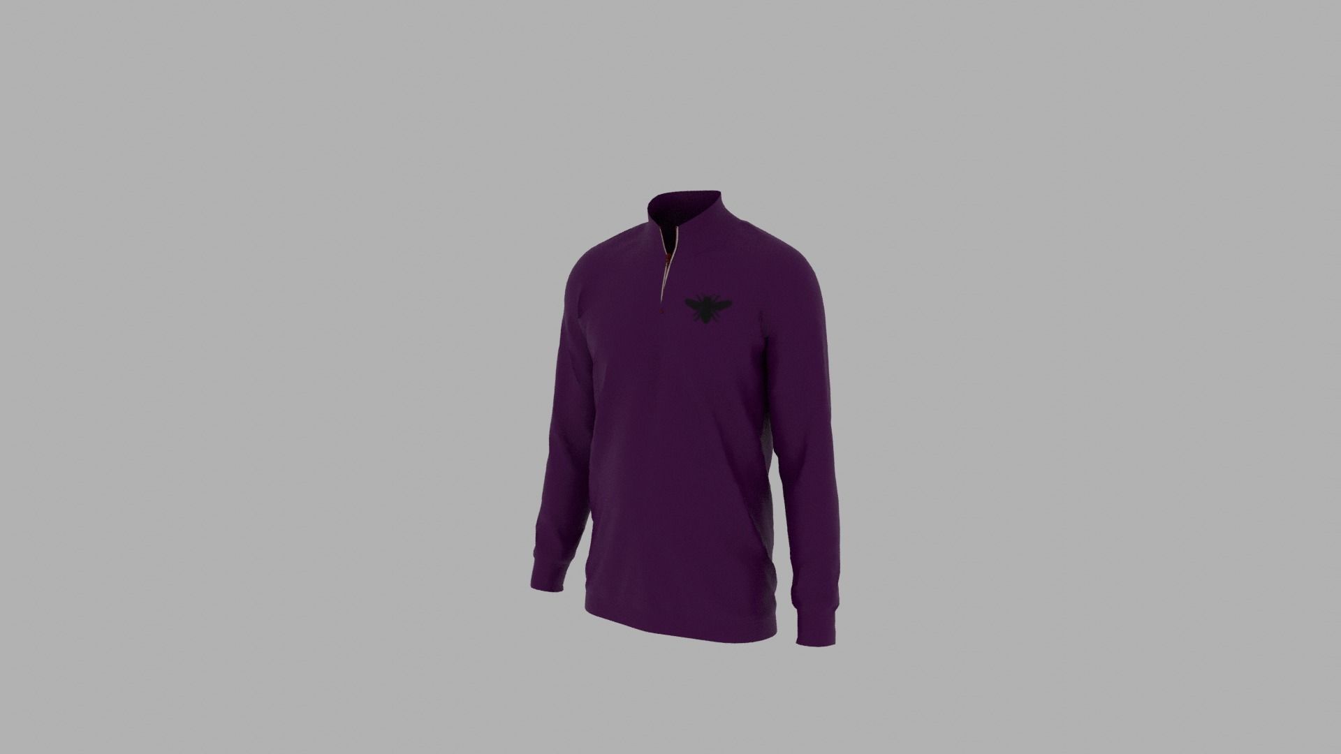 Sweater mannequin wearing sweatshirt Low-poly 3D model_2